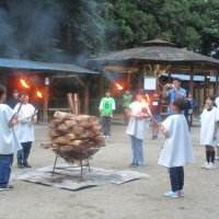 ５・６年生宿泊学習１日目～キャンプファイヤー～