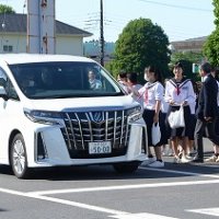 さわやかマナーアップキャンペーン　挨拶運動に高校生と一緒に参加しました (6/4)