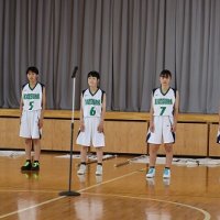 総合体育大会壮行会４　～一人一人の思いを語る～　【女子バスケ部・クラブチーム・拠点校部活動】