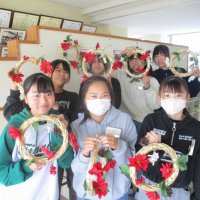 常北小学校の中のクリスマス