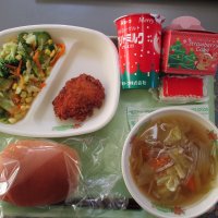 クリスマスメニュー給食～石塚小学校のリクエスト給食～